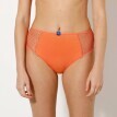 Súprava 4 jednofarebných maxi nohavičiek Tropea zn. Confidence Lingerie® z pružnej bavlny a čipky