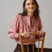 Košilová halenka se žabičkování