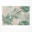 Covor dreptunghiular cu motiv tropical