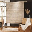Covor dreptunghiular cu model geometric