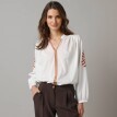 Oversize halenka s vyšívanými detaily