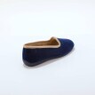 Velurové slippers bačkory s kontrastním lemem