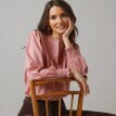 Košilová halenka se žabičkování