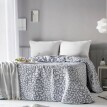 Cuvertură de pat Jacquard cu motiv de frunze