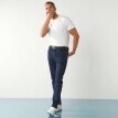 Rovné džíny s 5 kapsami ze strečového denimu, měříte-li méně než 170 cm, vnitřní délka nohavic 72 cm