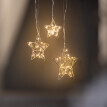 LED Svetelná dekorácia Hviezda, sada 3 ks