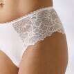 Sada 2 kalhotek tanga s vysokým pasem z mikrovlákna a krajky