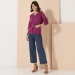 Pulover tricotat elastic cu model
