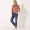 Moltonová mikina so stojačikom na zips