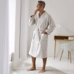 Jednofarebný župan z buklé froté zn. Colombine® s kimono golierom