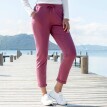 Moltonové joggingové nohavice s pružným pásom