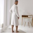 Jednofarebný župan z buklé froté zn. Colombine® s kimono golierom