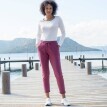Moltonové joggingové nohavice s pružným pásom