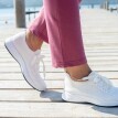 Moltonové joggingové nohavice s pružným pásom