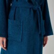 Krátký unisex župan s kimono límcem