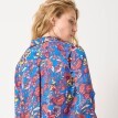 Košile na knoflíčky s potiskem květin, recyklovaný polyester
