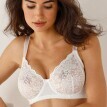 Zmenšující podprsenka z krajky a tylu Guspini zn. Confidence Lingerie®, s kosticemi