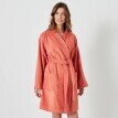 Krátký unisex župan s kimono límcem
