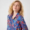 Košile na knoflíčky s potiskem květin, recyklovaný polyester