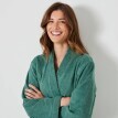 Krátký unisex župan s kimono límcem
