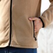 Bunda na zips, z mikrofleece