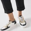 Pantaloni slim cu dungi 7/8