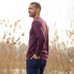 Sada 2 triček Henley s dlouhými rukávy