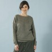 Mały sweter z długim rękawem i okrągłym dekoltem