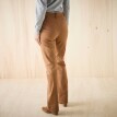 Bootcut nohavice s našitými vreckami