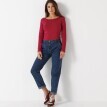 Tricou cu mânecă lungă, de culoare uni, confecționat din bumbac organic