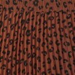 Plisovaná midi sukňa s leoparďou potlačou