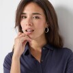 Žerzejová košile s knoflíky a dlouhými rukávy