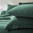 Lenjerie de pat din flanel de culoare solidă de la Colombine