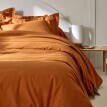 Lenjerie de pat de culoare solidă Colombine, policoton