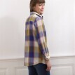 Dlhá košeľa z kockovaného flanelu