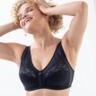 Sutien push-up din dantelă și tricot, fără armătură
