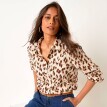 Košilová halenka s leopardím vzorem