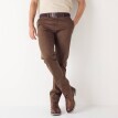 Chino nohavice z gabardénu so vzorovanou potlačou