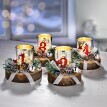 Adventi gyertyatartók, 4 db-os szett