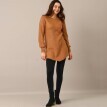 Tunika sweter z wzorem