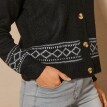Sweter z żakardowym wzorem