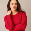 Sweter-tunika ze wzorem
