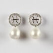 Perlové náušnice Strelec