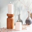 Dřevěný svícen Legno