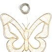 Dekoracja LED Motyl