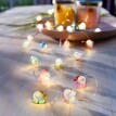 LED łańcuch świetlny Kolorowe kwiaty