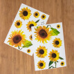 15 samolepiacich obrázkov Slnečnica, 3-21 cm