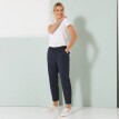 Jednofarebné 7/8 nohavice mom, bavlna