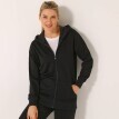 Zapinana na zamek kurtka z kapturem, szczotkowany molton