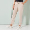 Jednofarebné 7/8 nohavice mom, bavlna
